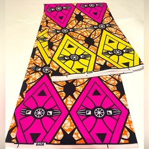 AFRICAN ANKARA FABRIC MATERIAL FOR CLOTH MAKING